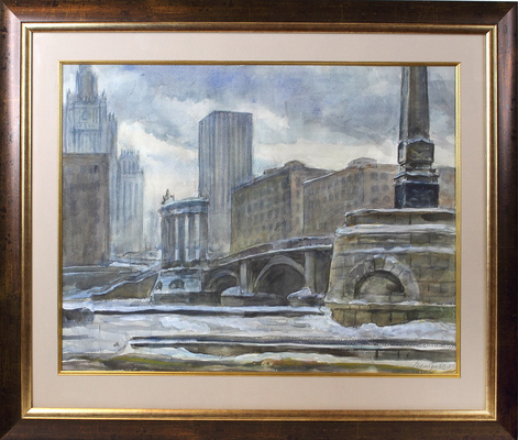 Петров Николай Григорьевич. Москва. Бородинский мост 